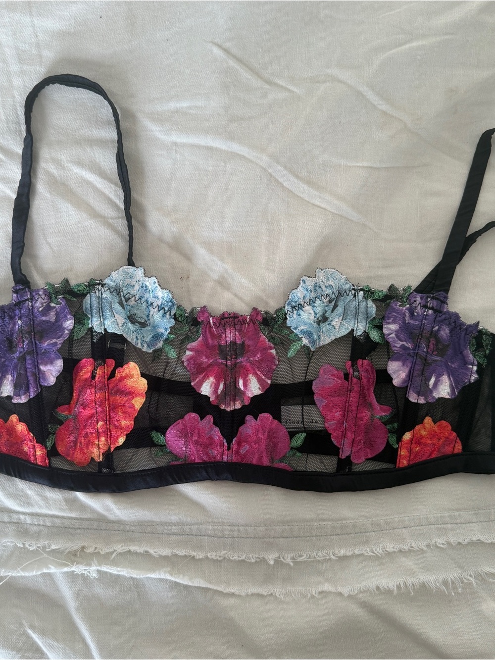 Fleur du Mal bandeau bra